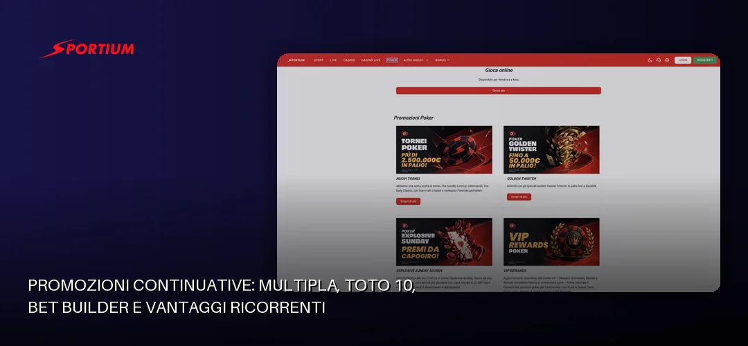 Sportium promotional banner